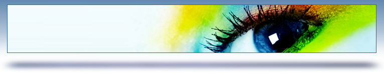 creative services graphic header - colorful eye"